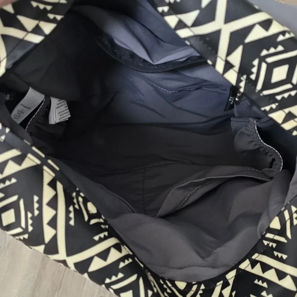 Petunia Pickle bottom diaper bag, geometric design, backpack & shoulder straps
